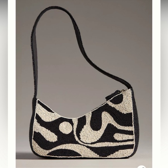 Anthropologie Asymmetrical Beaded Bag - Picture 1 of 4